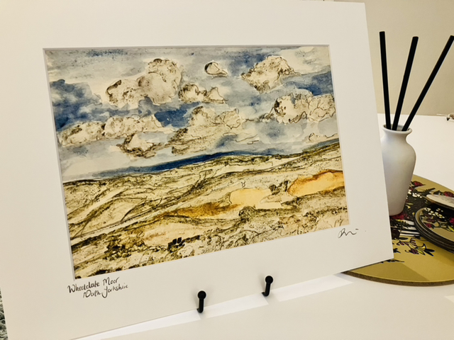 Wheeldale Moor Fine Art Giclee Mounted Print