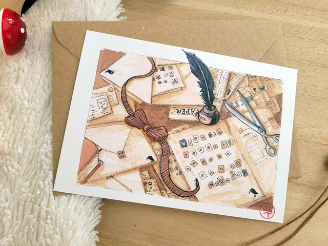 Corbeau et noeud papillon