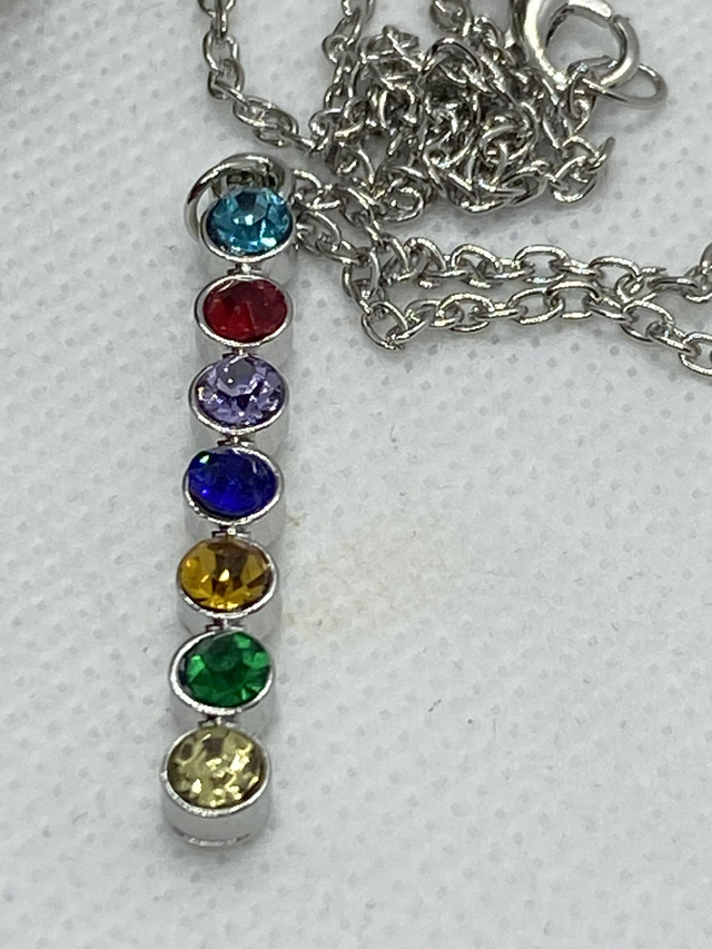 Crystal Chakra necklace