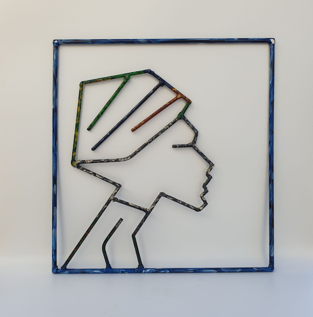 "Fierté Angulaire" 40x40 cm