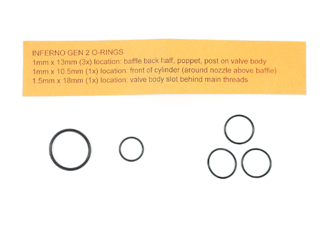 Wolverine O-Ring Kit For Wolverine Inferno Gen2