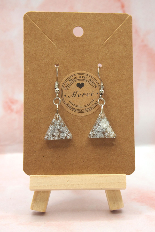 Boucle d'oreille Triangle