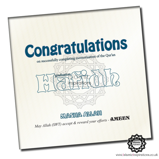 Hafidh Graduation Greeting Card - CHL007