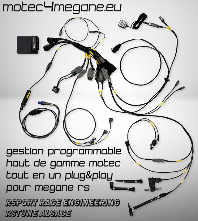 KIT GESTION PROGRAMMABLE MOTEC MEGANE 3 RS