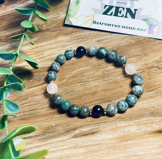 RESILIENCE Onyx-Chlorite-Quartz Rose 