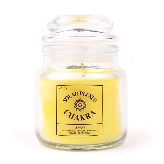 Solar Plexus Chakra Soy Wax Candle (Lemon)