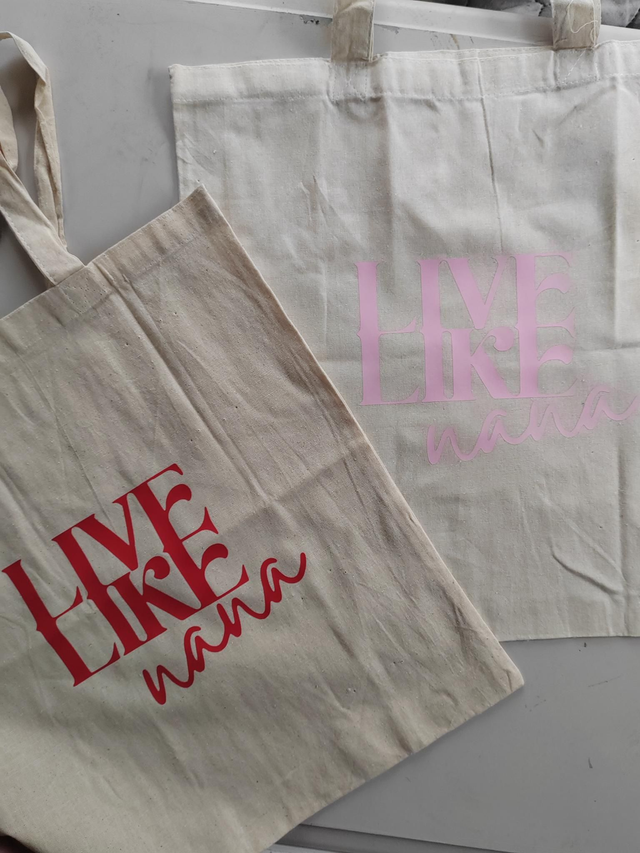 LLN Live Live Nana Cotton bag