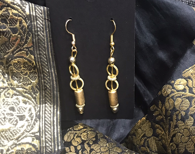Gold Dangling Earrings- GCD69