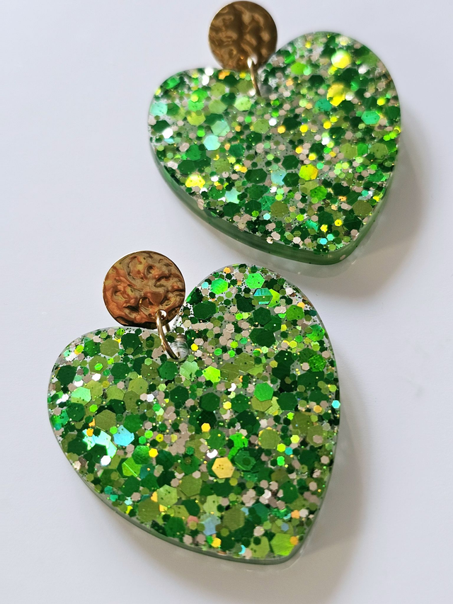 KISS'KISS aux paillettes vertes 