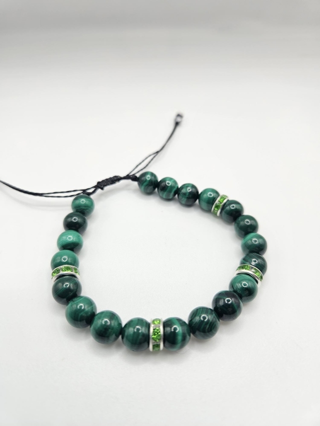 Bracelet femme malachite 