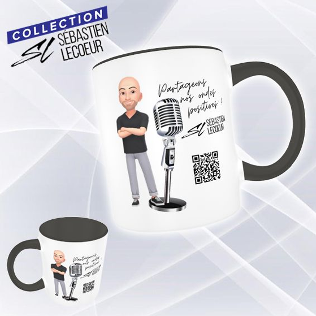 MUG SEBASTIEN LECOEUR ONDES POSITIVES