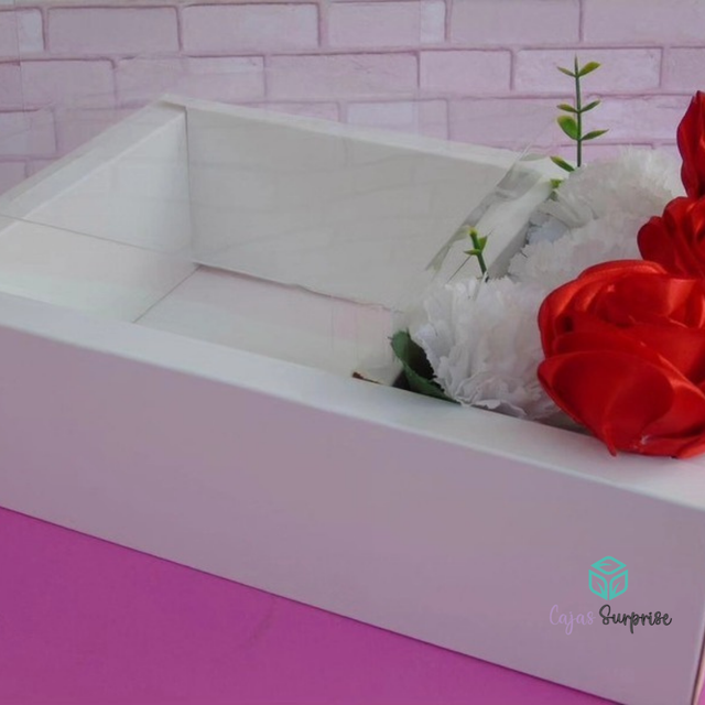 Caja Para MiniTorta Tapa alta Acetato y Division