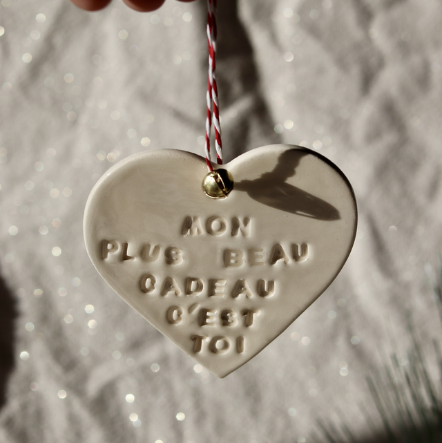 Cœur « mon plus beau cadeau c’est toi »