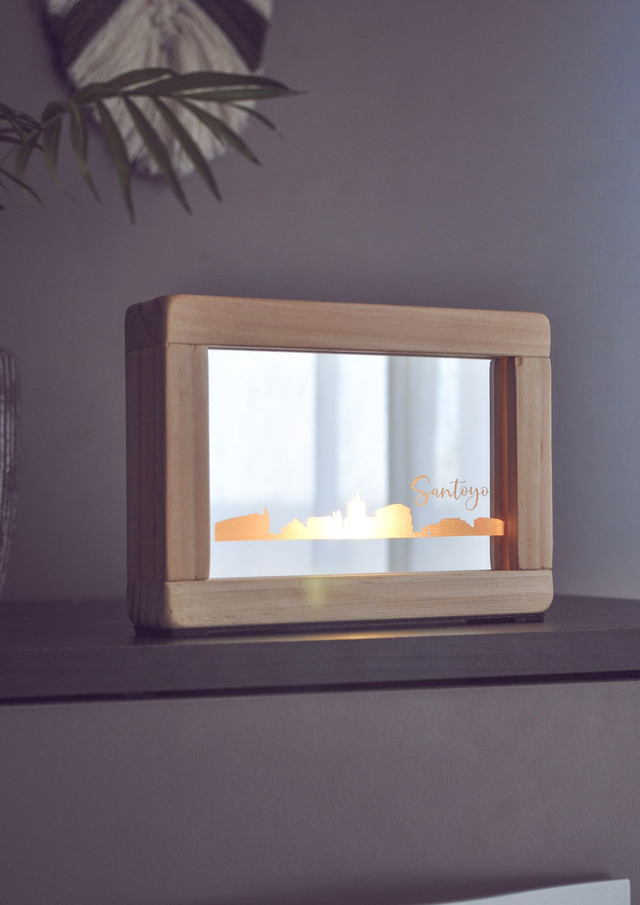 Lámpara espejo &quot;Skyline Santoyo&quot;