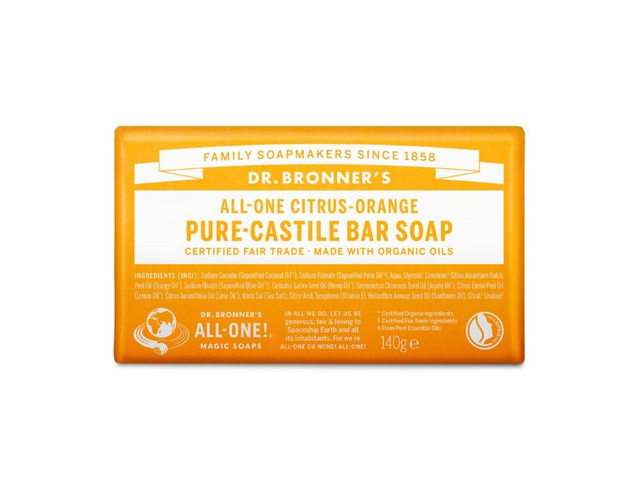 [Dr. Bronner's] Zeepblok - Pure Castile - Citrus Orange