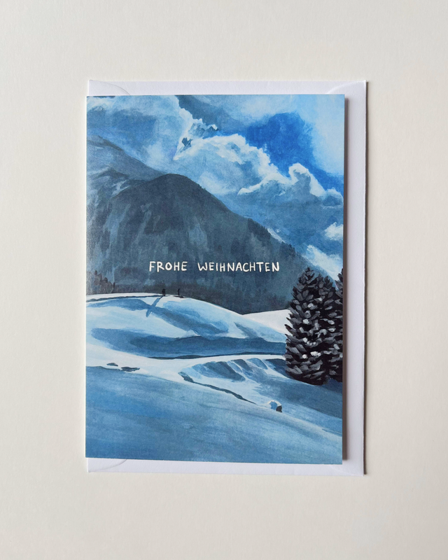 Weihnachtskarte "Winterlandschaft"