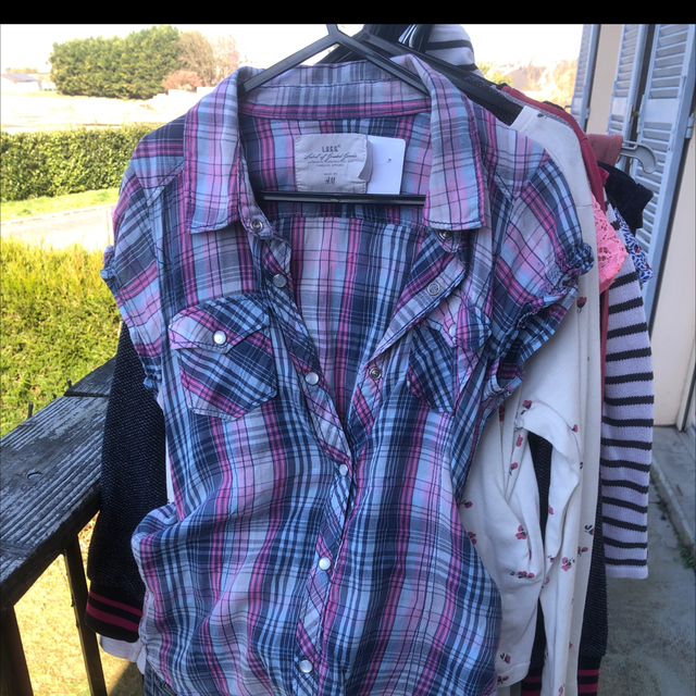 Ensemble chemisette &amp; short jeans 