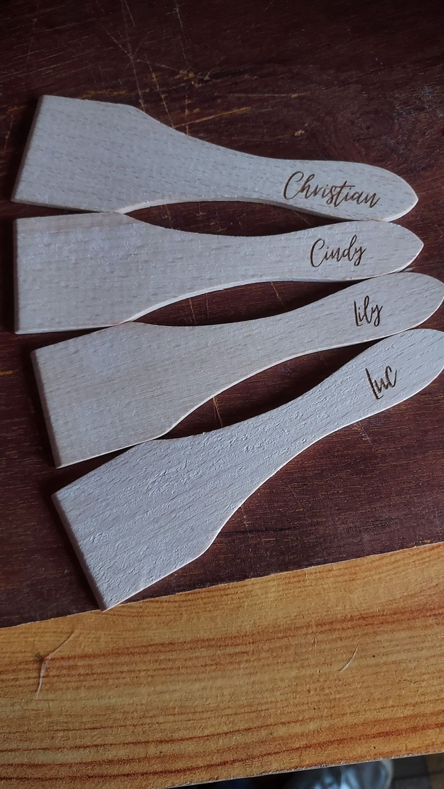 Spatule Raclette à personnaliser