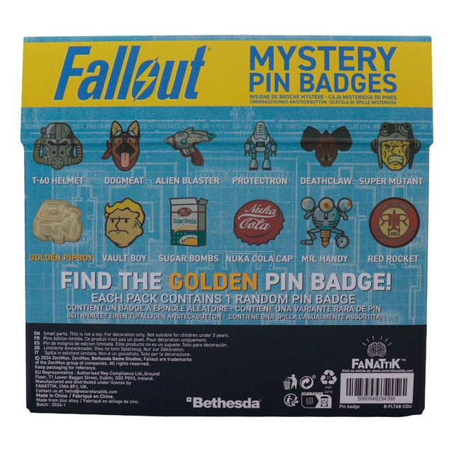 Fanatik - Fallout World Pin Badge Mystery Pin Badge Volume 1