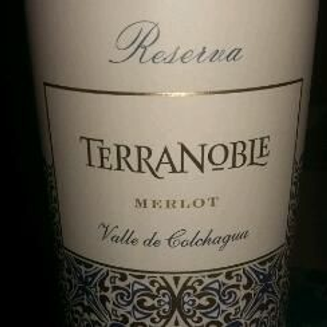 2016 Terra Noble Reserva Merlot Chile