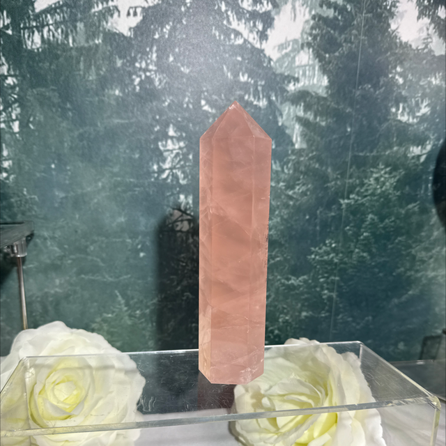 Rose Quartz Tower 416g