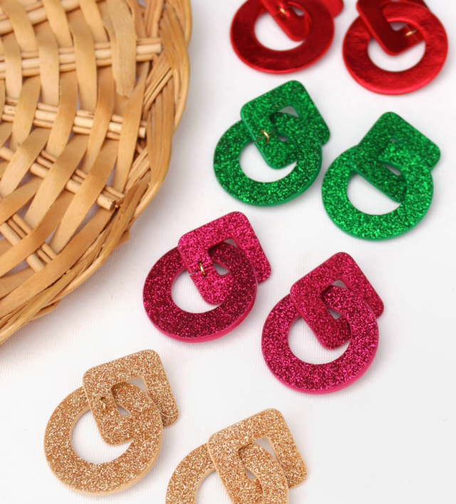 Alix • vert pailleté