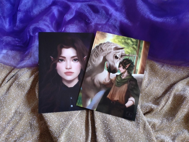 Charakterkarten: Einhornglitzer