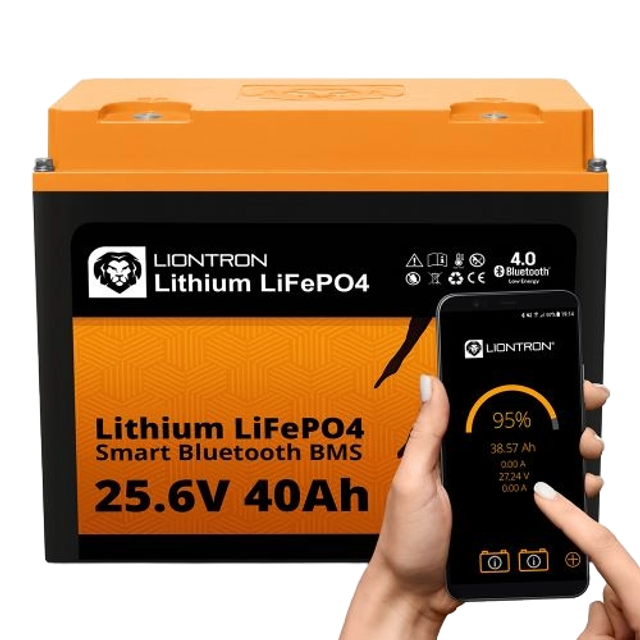 LIONTRON LiFePO4 25,6V 40Ah LX Smart BMS mit Bluetooth