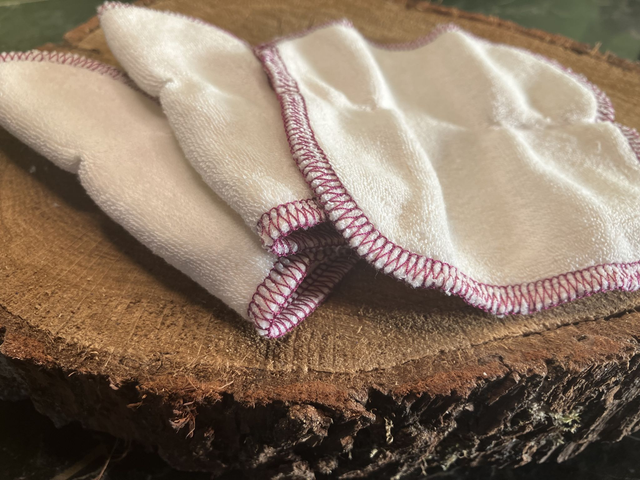 3 Carrés de coton Bio