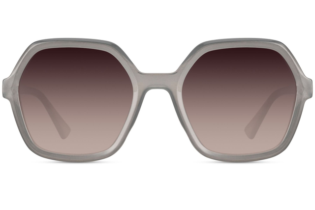 ALEXIA Lunettes de Soleil Gris/Marron