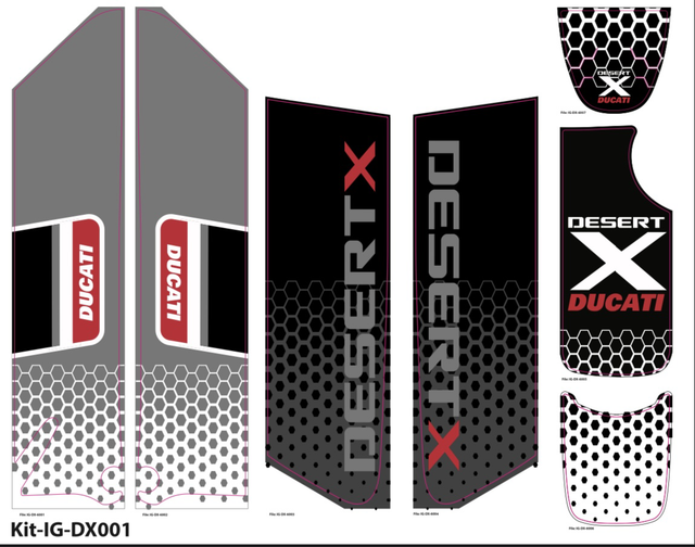 GRAFICA DESERT X - KIT IG- DX 001 