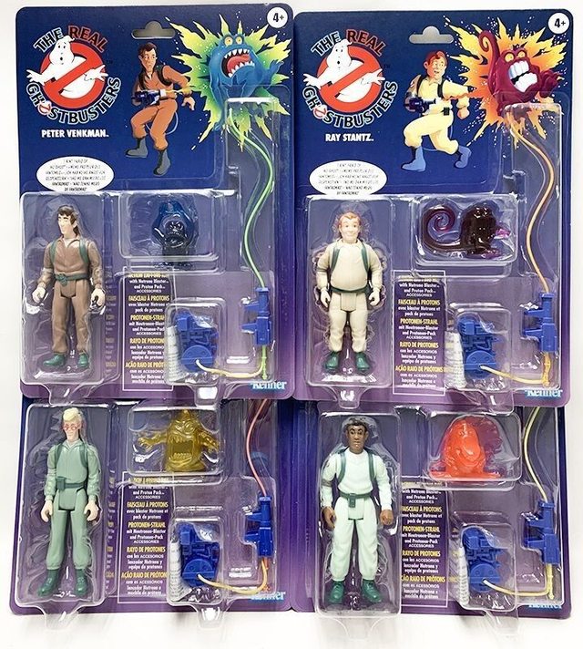 The Real Ghostbusters: Kenner Classics Retro Collection Egon, Peter, Ray &amp; Winston Action Figures * New *