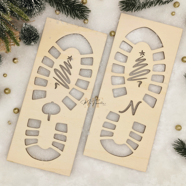 Empreintes du Père Noël 