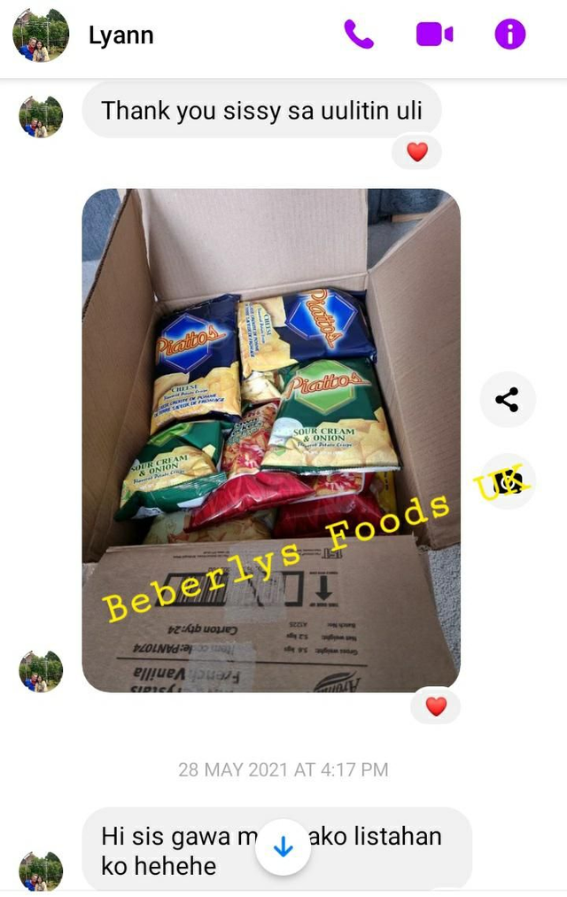 From Mrs Lyann- England 