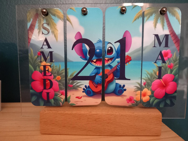 Calendrier perpétuel Stitch