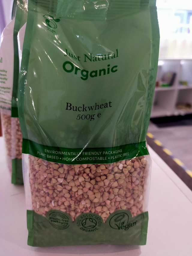 Organic buckwheat whole 500g 