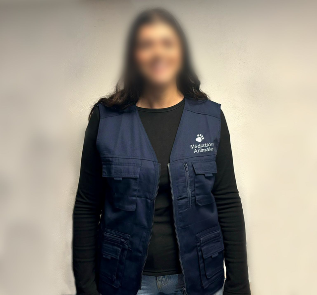 Veste de séance - Médiation Animale - ( Gilet sans manche )