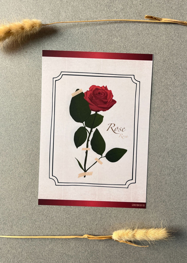 Affiche 06. La Rose (juin)