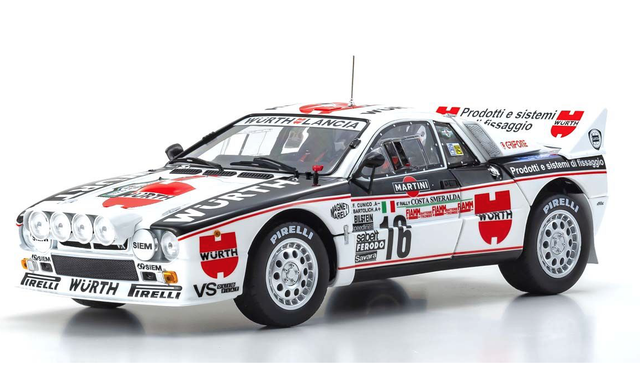 Lancia Rally 037 1983 Costa Smeralda # 16 Kyosho 1:18
