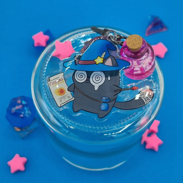 DnD Cats | Babarian, Wizard & Ranger | KEYCHAINS