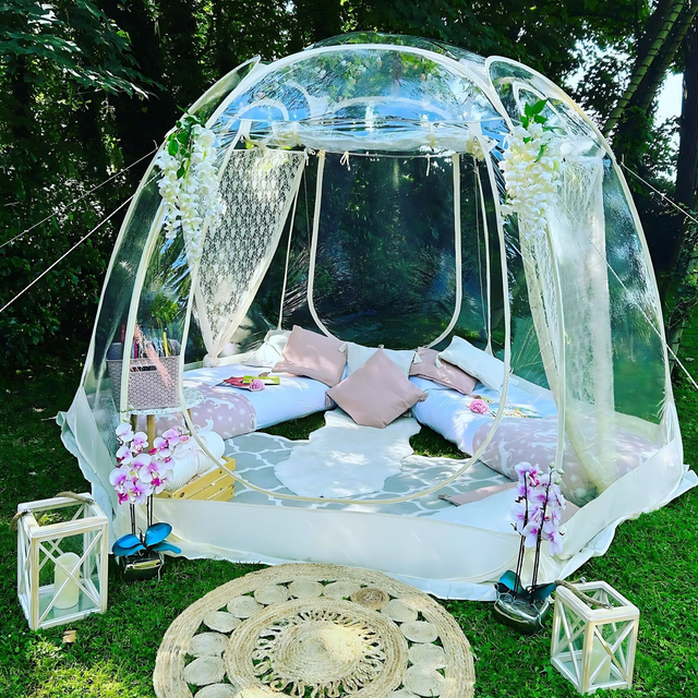 LuxBux Hexagon Bubble Tent - MEDIUM