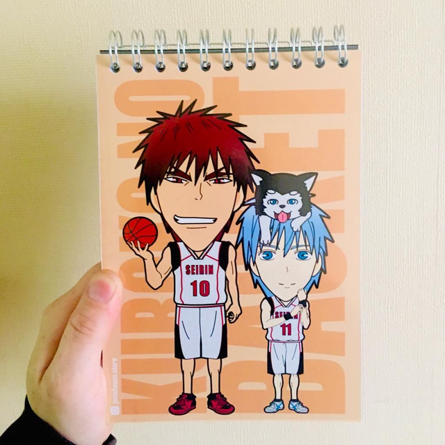 Croquera A5 hojas blancas Kuroko no Basket
