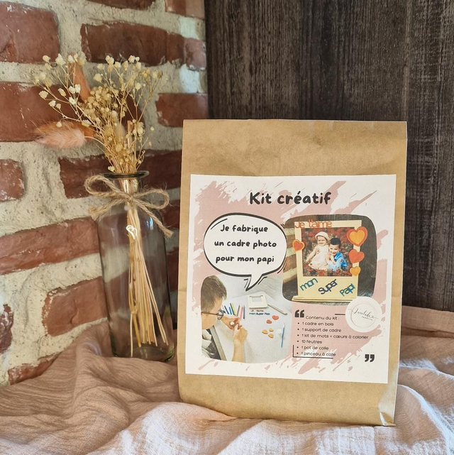 Kit Creatif - Fabrique ton cadre pour offrir