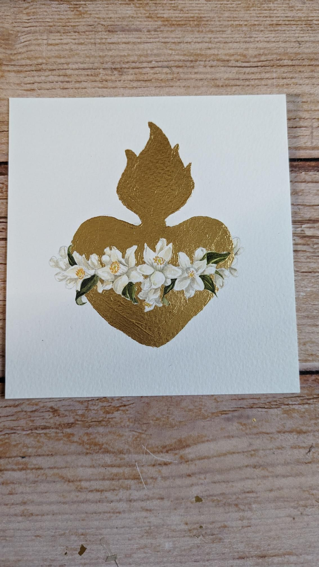 Ex-voto mariage couronne 