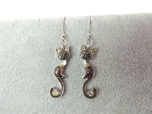 Boucles d'oreilles chats 