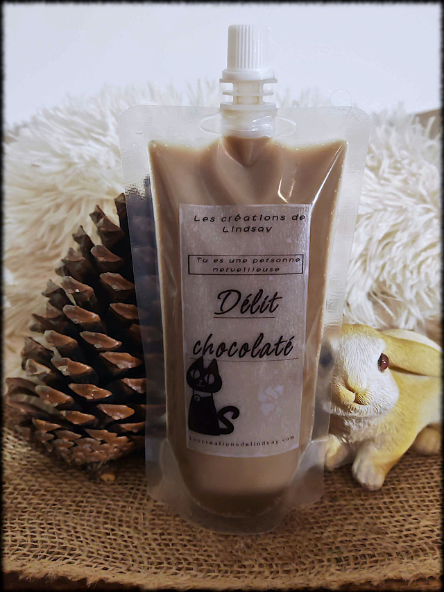 Fondant parfumé compressible Délit chocolaté - Squeezable wax 