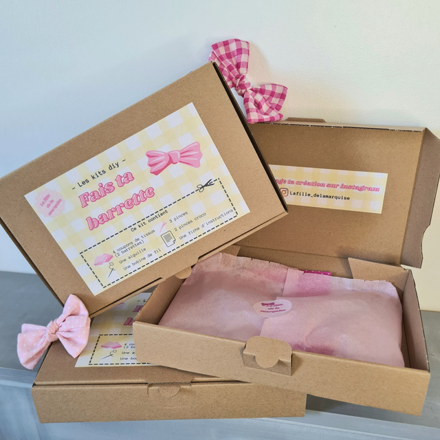 Kit DIY "fais ta barrette"