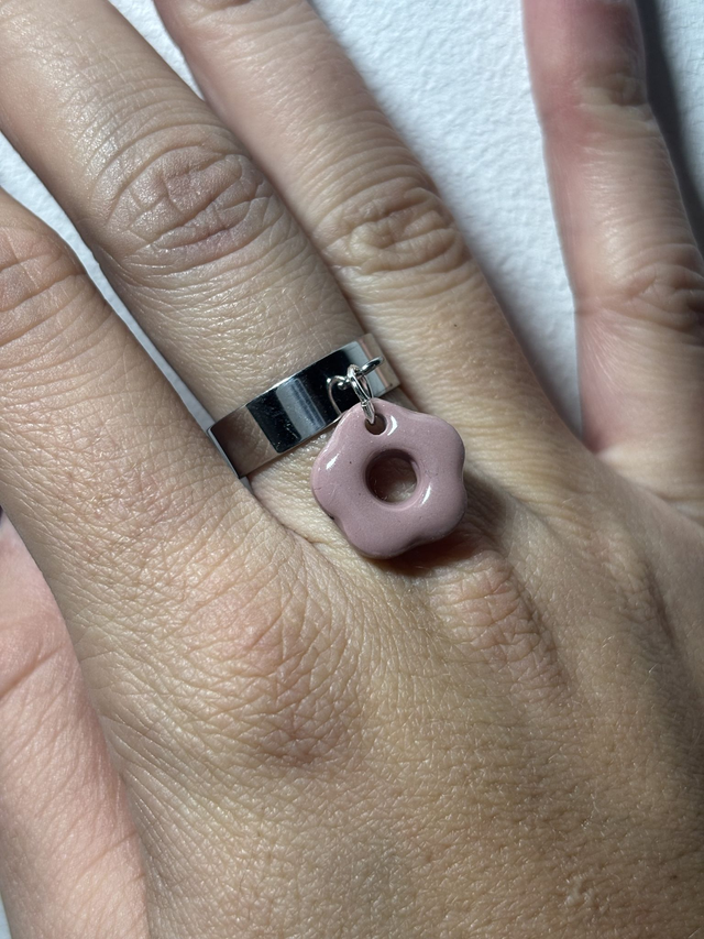 Argent 6mm Pampille Crème