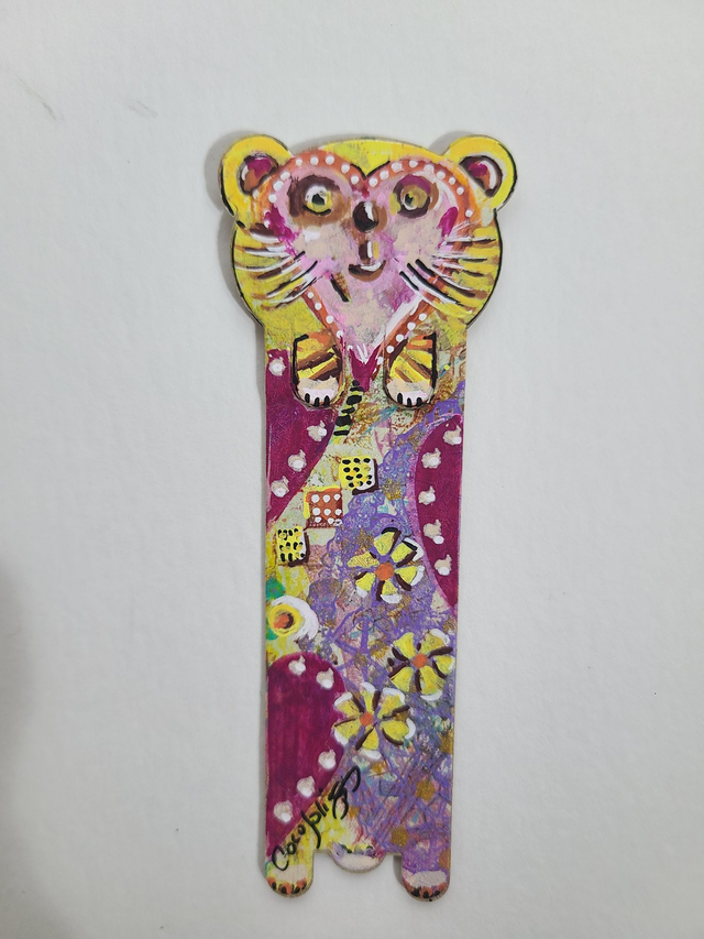 Marque-page enfant petit tigre