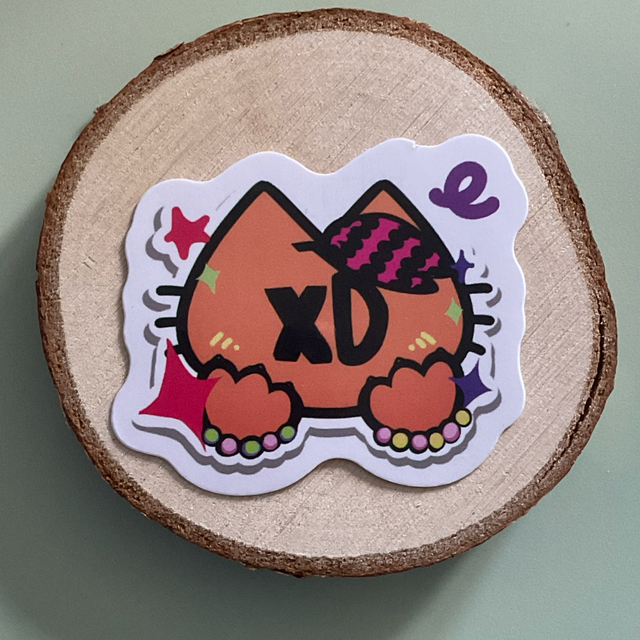 XD cat sticker